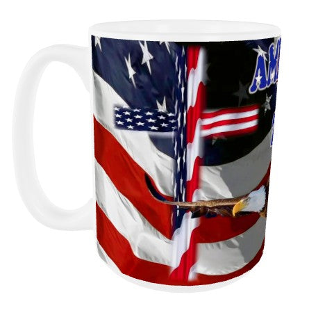 America Cross Coffee Cup SOARING EAGLE AMERICA 250