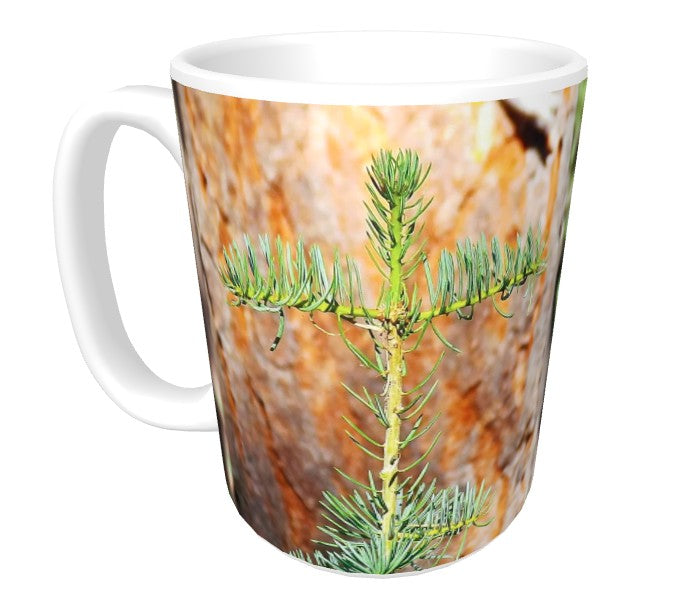 Cross Coffee Cup Natural Cross Pine Tree Duck Creek Utah