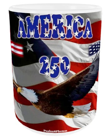 America Cross Coffee Cup SOARING EAGLE AMERICA 250