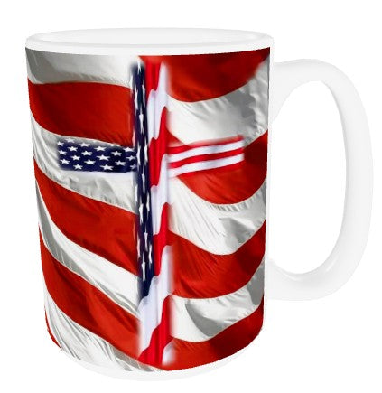 America Cross Coffee Cup CROSS AND COUNTRY